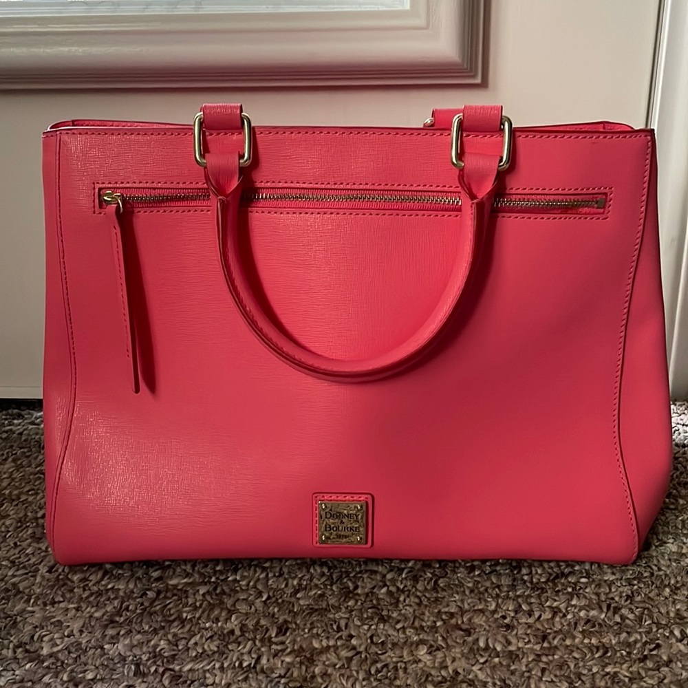 Dooney & Bourke Saffiano Zip Satchel
